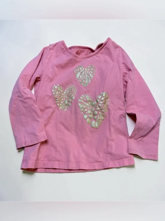 Toddler Girls Assorted Tops - Pastel Pink, Lavender, Gray 24m-2T - Picture 4 of 8